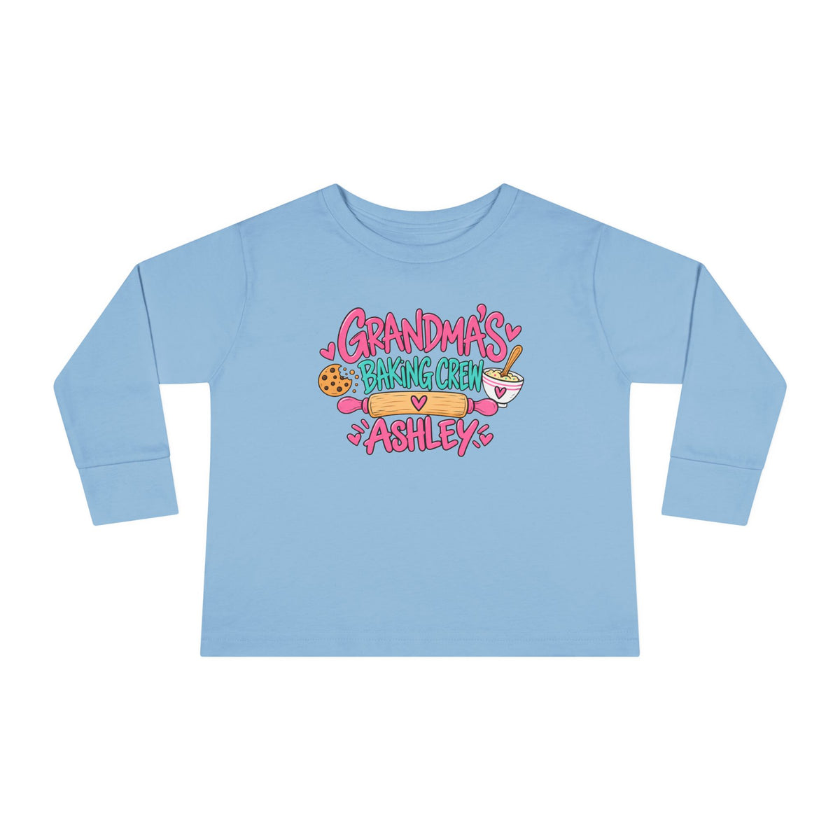 Grandma’s Baking Crew Toddler Long Sleeve Tee