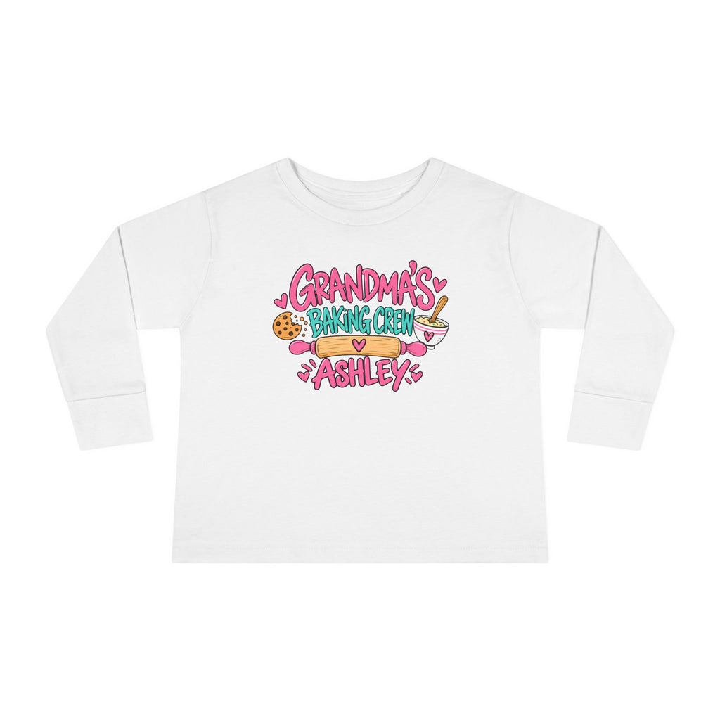 Grandma’s Baking Crew Toddler Long Sleeve Tee