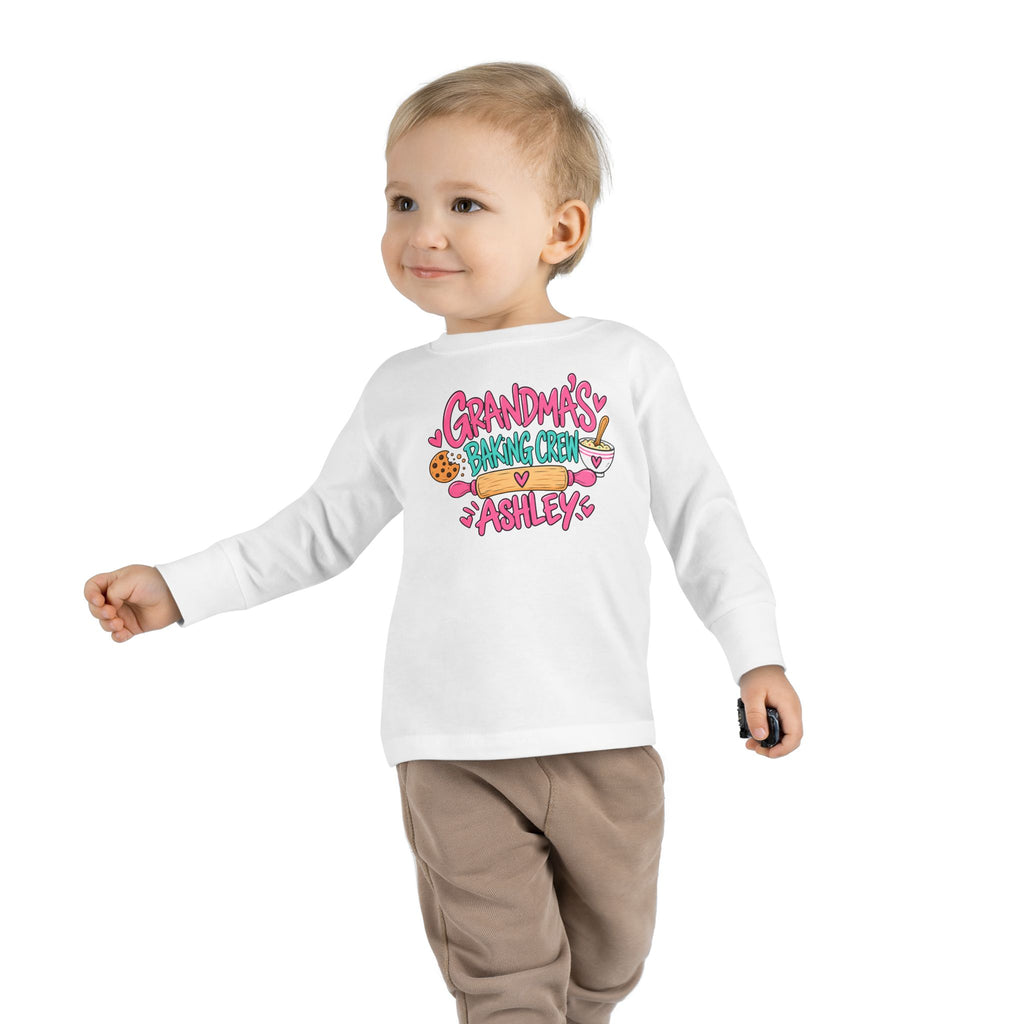 Grandma's Baking Crew - Toddler Long Sleeve Tee