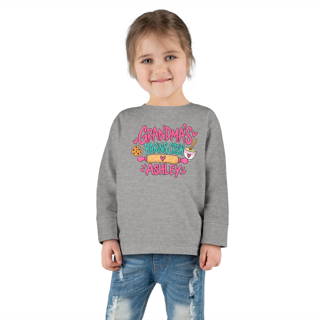Grandma's Baking Crew - Toddler Long Sleeve Tee