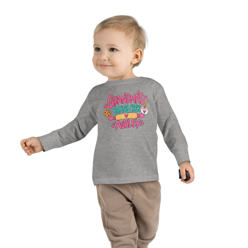 Grandma's Baking Crew - Toddler Long Sleeve Tee