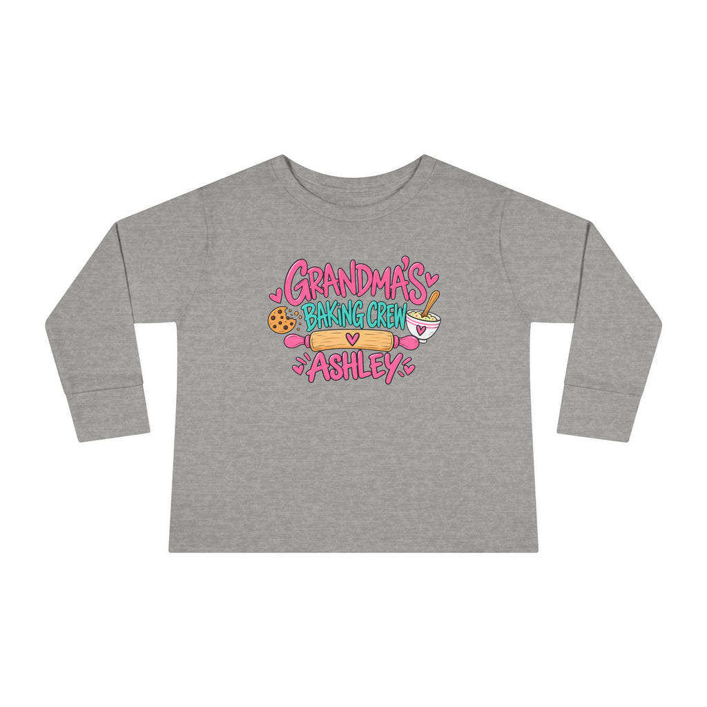 Grandma's Baking Crew - Toddler Long Sleeve Tee