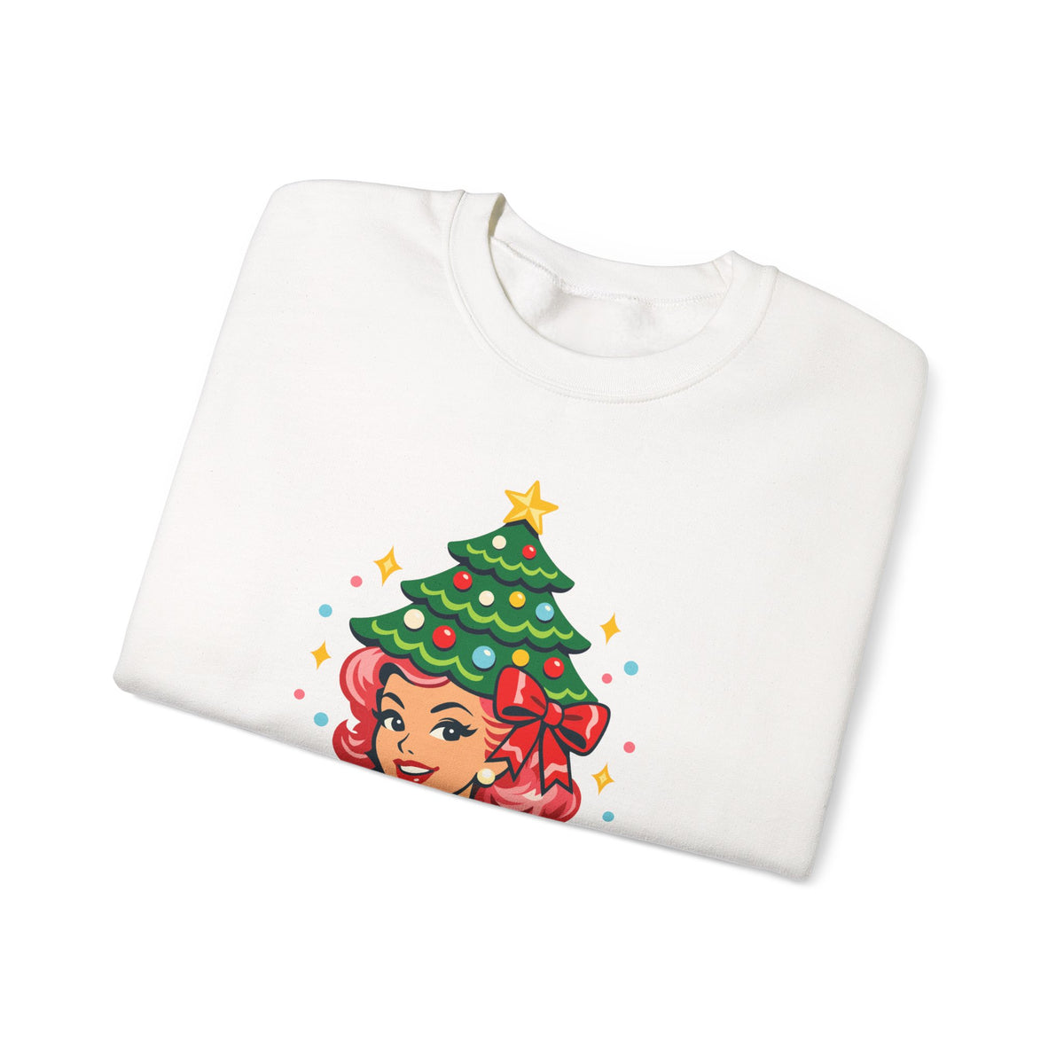The Tree Skirt Didn’t Fit Funny Christmas Crewneck Sweatshirt