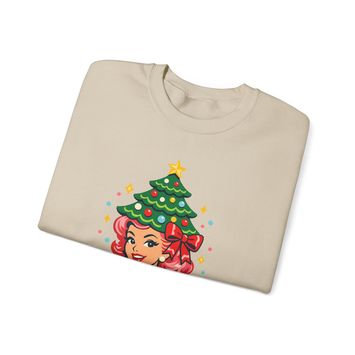 The Tree Skirt Didn’t Fit Funny Christmas Crewneck Sweatshirt