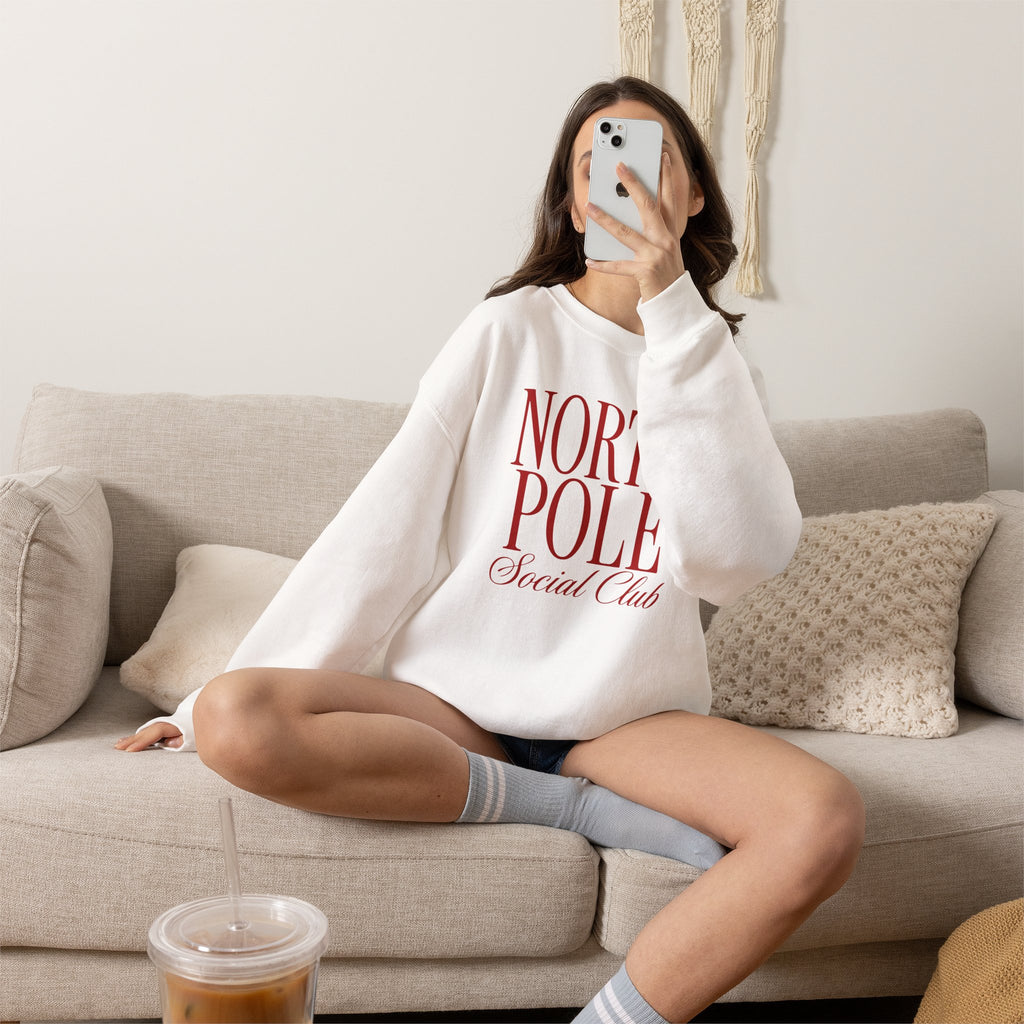 front side red - Unisex Heavy Blend™ Crewneck Sweatshirt