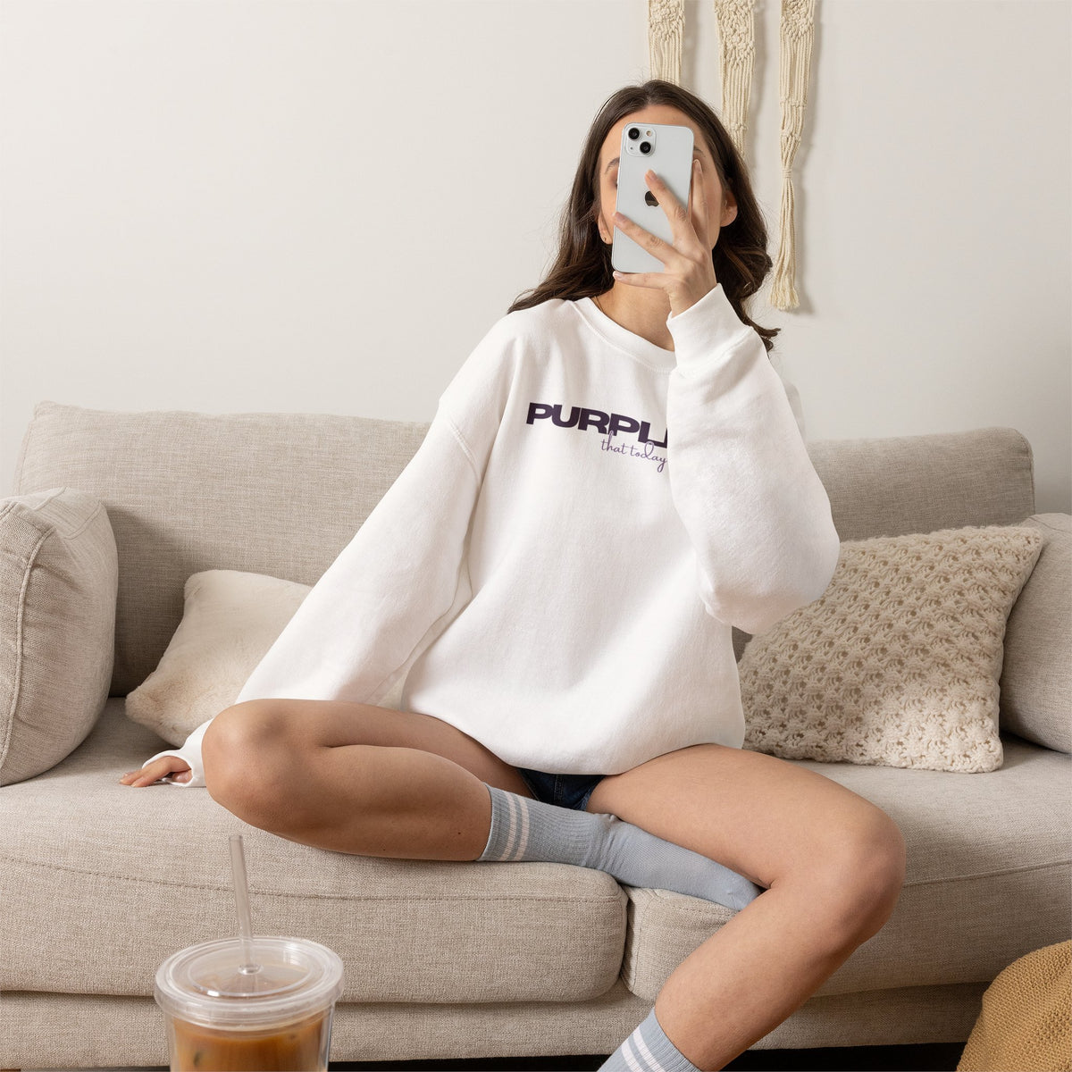 Today Doesn’t Suck Positive Adult Crewneck Sweatshirt